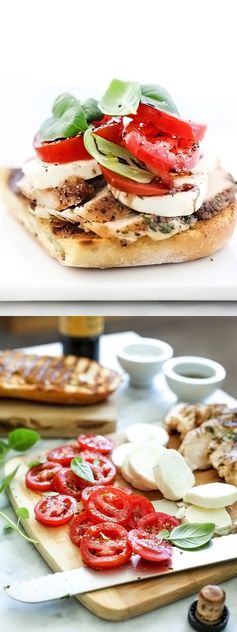 Chicken Caprese Sandwich