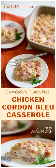 Chicken Cordon Bleu Casserole - Quick & Easy