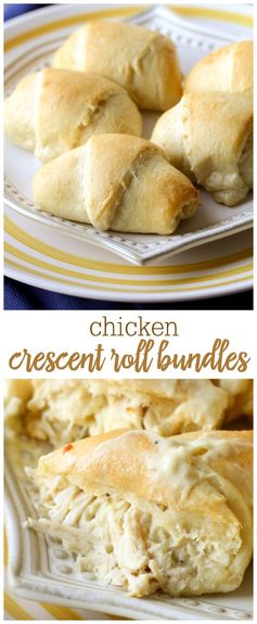 Chicken Crescent Roll Bundles