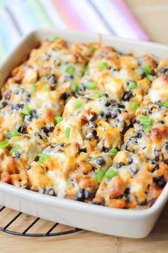 Chicken Enchilada Bake with Butternut Squash & Black Beans