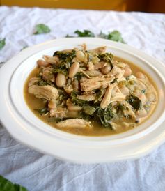 Chicken, Kale, and White Bean Chili