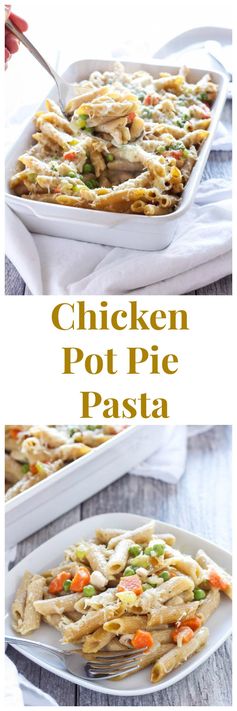 Chicken Pot Pie Pasta