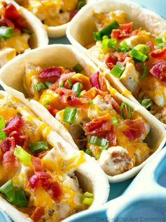 Chicken Ranch Bacon Taco Boats