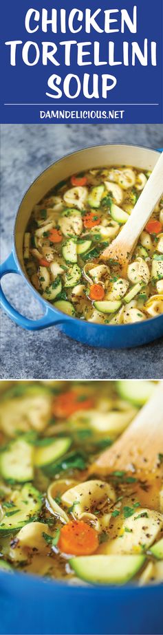 Chicken Tortellini Soup