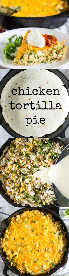 Chicken Tortilla Pie