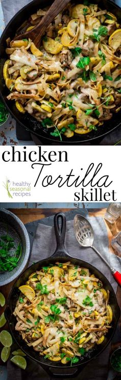 Chicken tortilla skillet