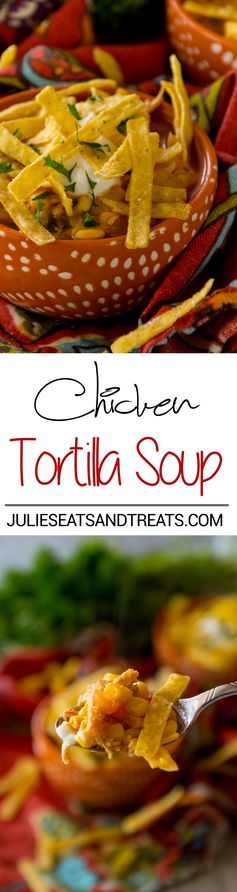 Chicken Tortilla Soup ~ Secret Recipe Club