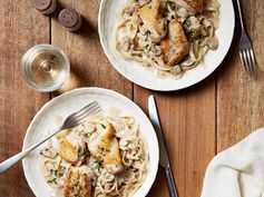 Chicken with Mustard Mascarpone Marsala Sauce