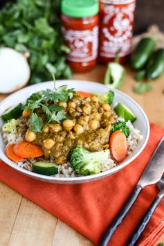 Chickpea & Lentil Coconut Curry