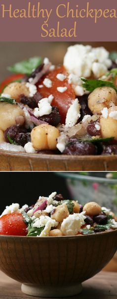 Chickpea and Black Bean Salad