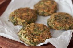 Chickpea and spinach fritters