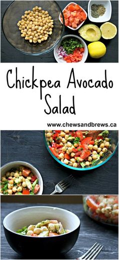 Chickpea Avocado Salad