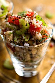 Chickpea, Quinoa and Celery Salad With Middle Eastern Flavors