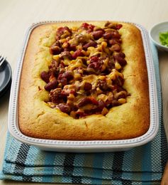 Chili Casserole with Cornbread