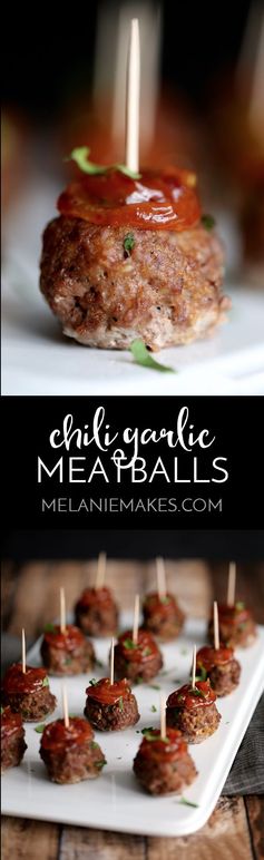 Chili Garlic Meatballs