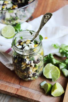 Chilled Black Bean, Feta & Cucumber Salad