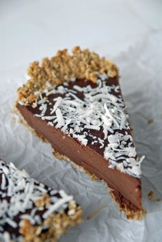 Chilled Chocolate Espresso Torte with Toasted Hazelnut Crust