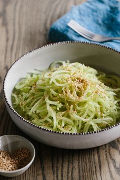 Chilled Cucumber Noodles with Sesame Dressing