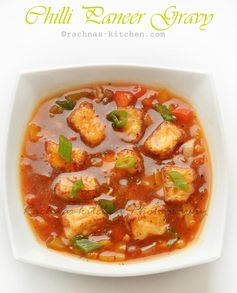 Chilli Paneer Gravy Recipe, How to make chilli paneer | Chilli paneer