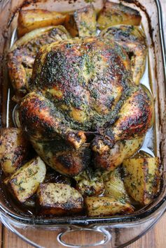 Chimichurri roasted chicken