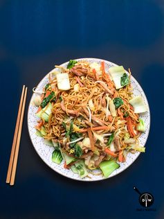 Chinese-American Food: Pork Chow Mein