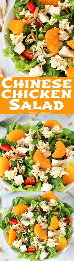 Chinese Chicken Salad with Homemade Easy Dressing