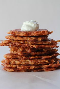 Chipotle Cheddar Potato Latkes