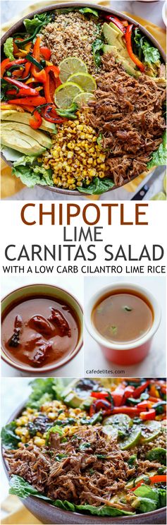 Chipotle Lime Carnitas Salad