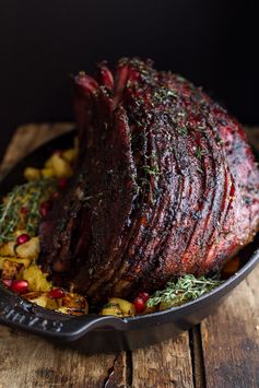 Chipotle Pineapple Jerk Glazed Ham