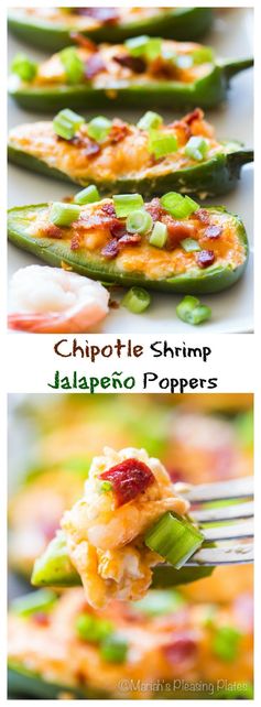 Chipotle Shrimp Jalapeño Poppers