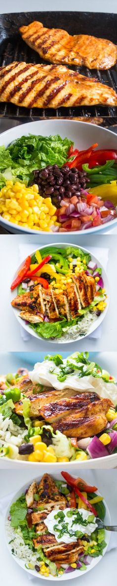 Chipotle's Chicken Burrito Bowl with Cilantro Lime Rice