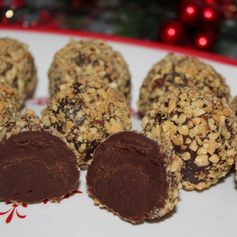 Chocolate Amaretto Almond Truffles