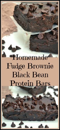 Chocolate and Black Bean Protein Bars