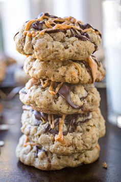 Chocolate and Butterscotch Chip Oatmeal Cookies