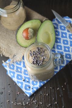 Chocolate Avocado Protein Smoothie