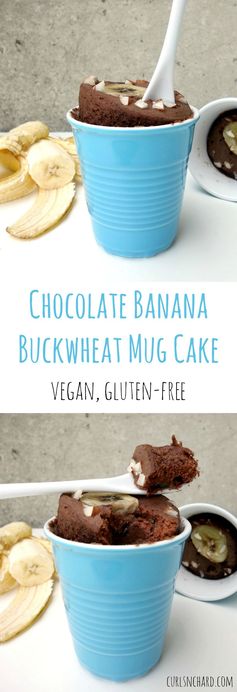 Chocolate Banana Buckwheat Mug Cake