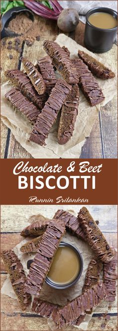 Chocolate Beet Biscotti (Gluten-Free