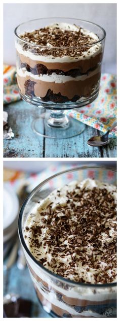 Chocolate Brownie Trifle