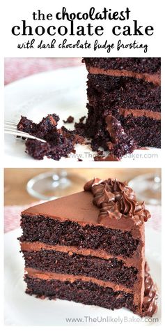 Chocolate Cake with Chocolate Fudge Frosting