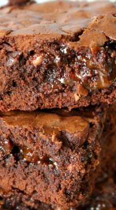 Chocolate Caramel Brownies