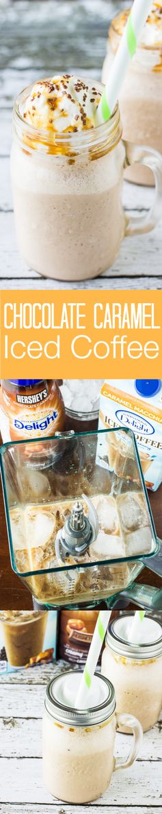 Chocolate Caramel Iced Coffee