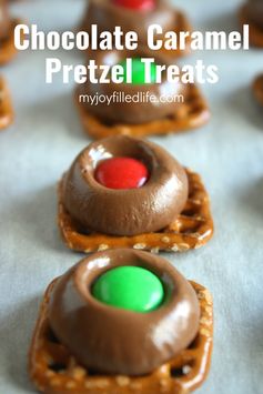 Chocolate Caramel Pretzel Treats