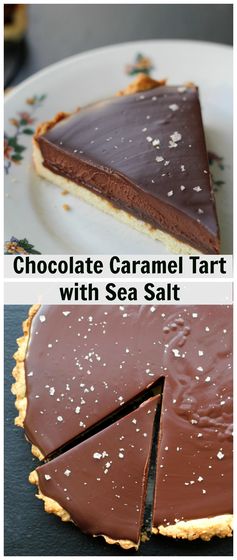 Chocolate-Caramel Tart with Sea Salt