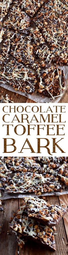 Chocolate Caramel Toffee Bark