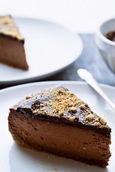 Chocolate Cheesecake With Graham Cracker Crunch