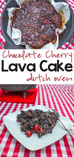 Chocolate Cherry Lava Cake