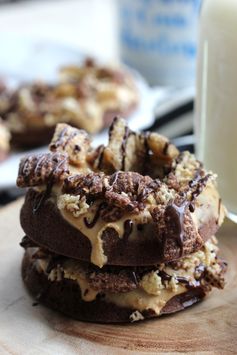 Chocolate Chex Protein Donuts