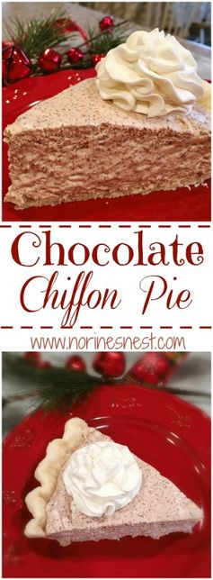 Chocolate Chiffon Pie