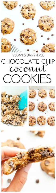 Chocolate Chip Coconut Cookies