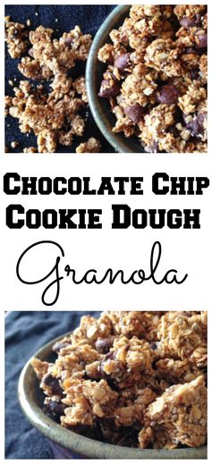 Chocolate Chip Cookie Dough Granola